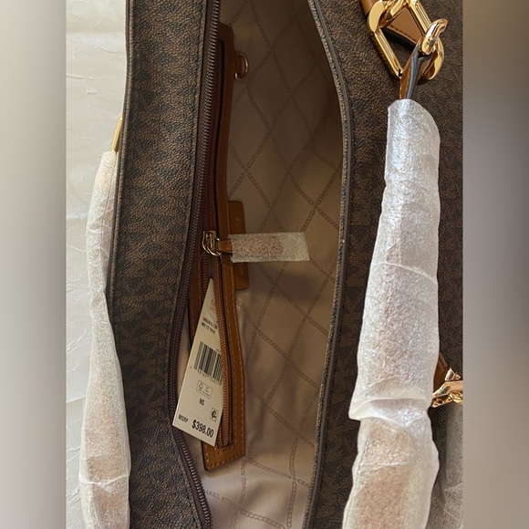 Michael Kors - Laney Medium Leather Top Zip Tote Bag (NWT) - Picture 3 of 10